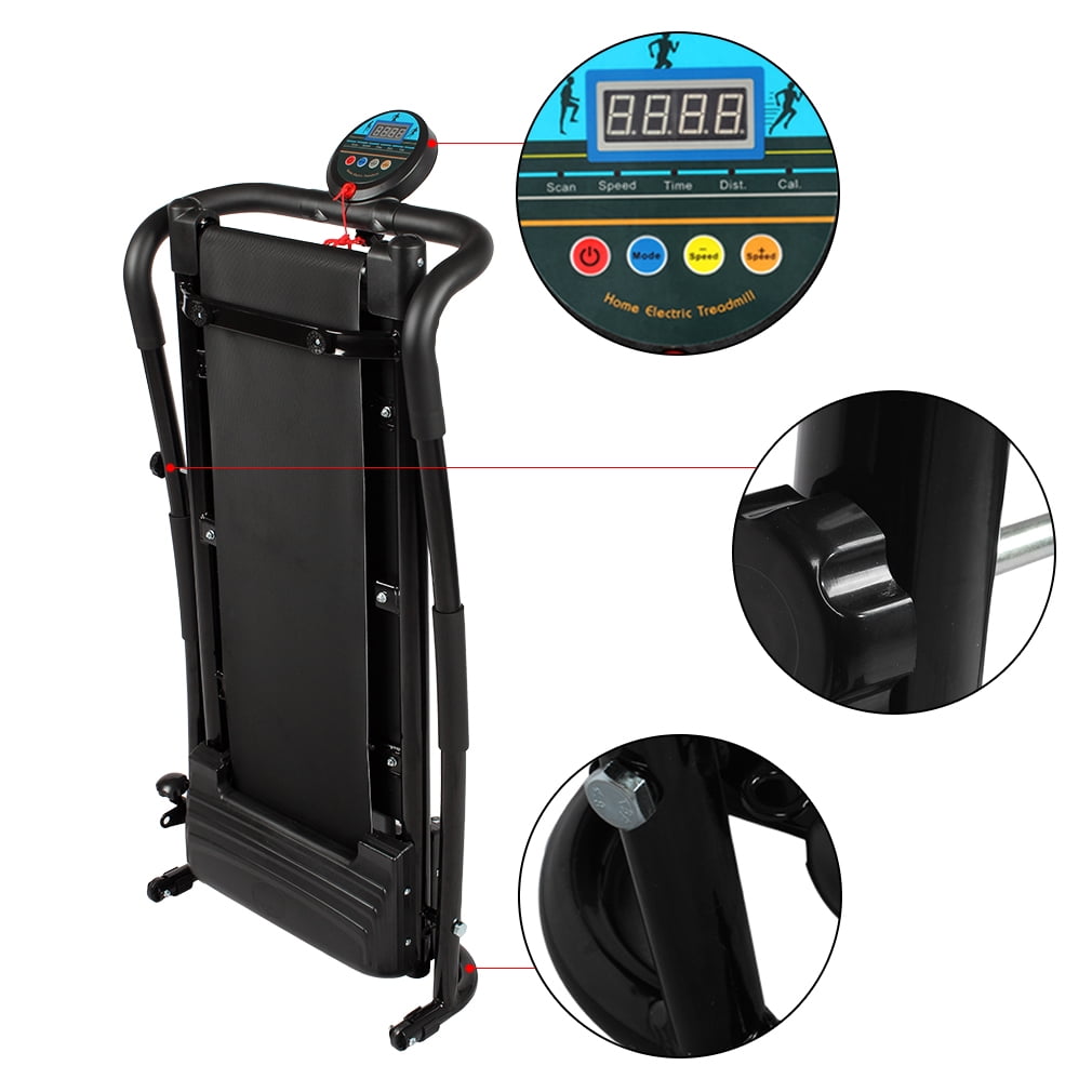 500w Folding Treadmill Electric Motorized Power Fitness Running Machine by Sunrain