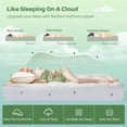 thumbnail image 4 of Queen Mattress Topper Viscose Derived from Bamboo, Thick Pillow Top Mattress Pad with Stretchable Pockets for 6-18 inches Mattress, Soft Mattress Topper for Back Pain Relie, 4 of 10