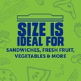 thumbnail image 6 of Ziploc® Brand Sandwich Bags with EasyGuide™ Texture, Grip 'n Seal Technology™, Food Storage, Zipper, 300 Count, 6 of 14