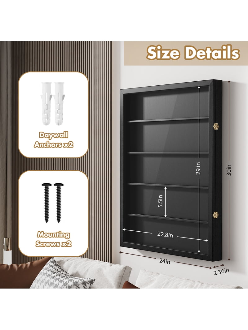glass display case for cards Ungraded One-Touch Card TCG cards Cardware UV Resistant Acrylic Poker