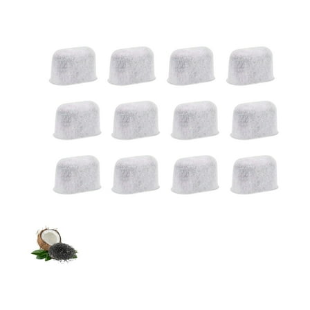 Cuisinart Coffee Maker Machine 12 Activated Charcoal Water Filters Replacement for Part DCC-RWF By NISPIRA