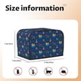 thumbnail image 5 of Daiia Dogs Riding Skateboard Pattern 2 slice Toaster Cover, Toaster Appliance Dust-proof Cover For Kitchen Small Appliance Dust Cover and Fingerprint Protection, 5 of 7