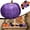 Purple, variant on Clearance Under $4 Artificial Pumpkin Ornament, Soft Flocked Plush Pumpkin, Fall Thanksgiving Table Decor