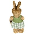 thumbnail image 6 of Northlight 10.5" Sisal Easter Bunny Rabbit Spring Figure with Carrot Basket - Brown/Green, 6 of 6