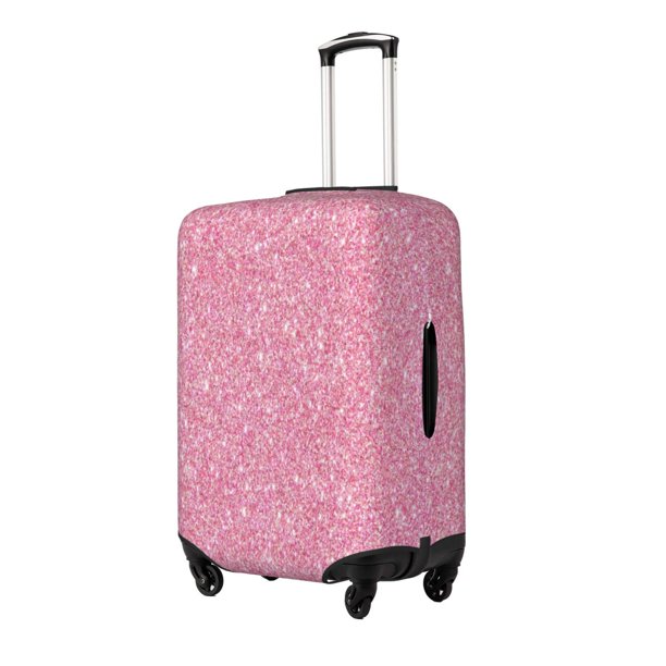 Balery Glitter Pink Funda de equipaje, fundas para maletas, elástica, lavable, protector de maletas, compatible con maletas de 18 a 32 pulgadas-X-Large