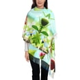 thumbnail image 3 of Lsque Pikmin Pattern Women's Traditional Scarf Wrap Tassel Shawl Fringes Neck Head Shawl Retro Scarf, 3 of 8