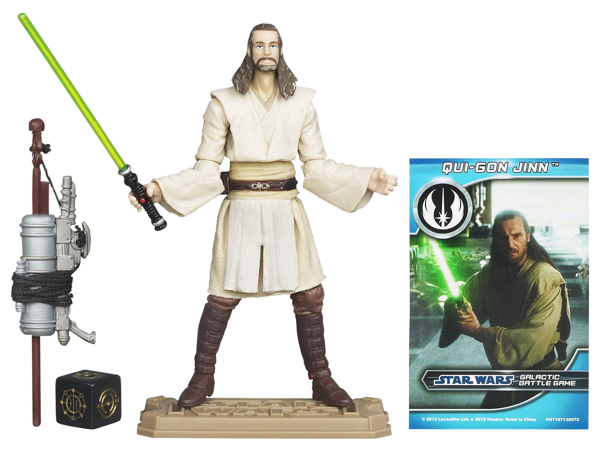 Qui Gon Jin Action Figure STAR WARS Movie Heroes QUI-GON JINN Figure - Walmart.com - Walmart.com