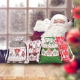 thumbnail image 3 of SUNSIOM Christmas Candy Bag Set Hanging Drawstring Gift Bags Treat Bags with Rope and Tag/Stickers, 3 of 6