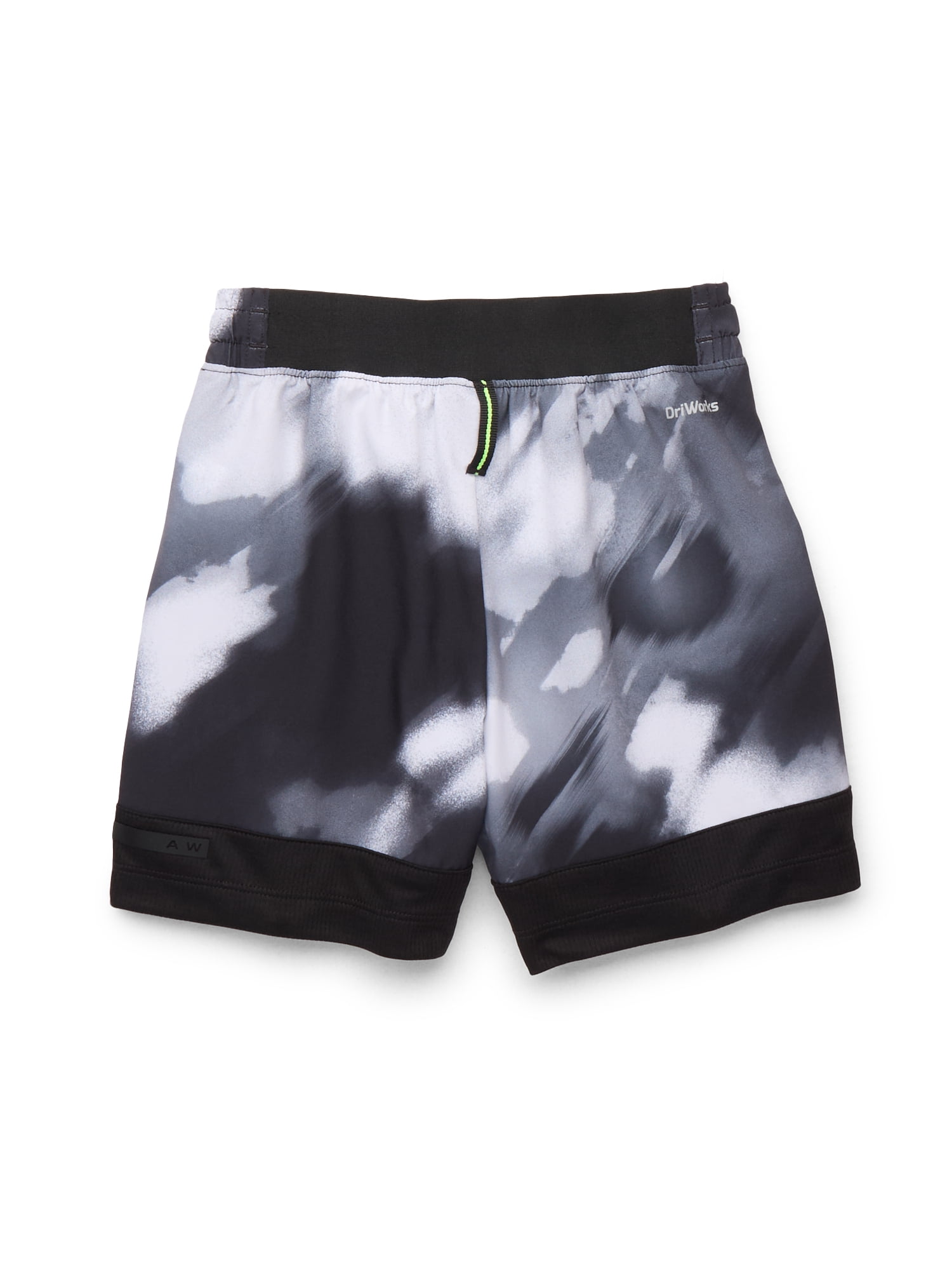 Athletic Works Boys Printed Active Shorts, Sizes 4-18 & Husky