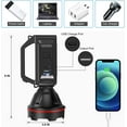 thumbnail image 4 of LinenLoon Rechargeable Spotlight, Super Bright 90000 High Lumens LED Spotlight,Handheld Spotlight Flashlight Large Searchlight with Foldable Tripod for Camping, 4 of 5