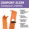 thumbnail image 5 of Zenport ZL229 Thorn and Leaf Stripper w/ Insulated Finger Rest, Orange, 5 of 6