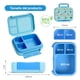 thumbnail image 2 of Lonchera para niño tipo bento box, lunch box con 3 divisiones, sellado hermetico, anti fugaz, (Naves Espaciales), 2 of 7