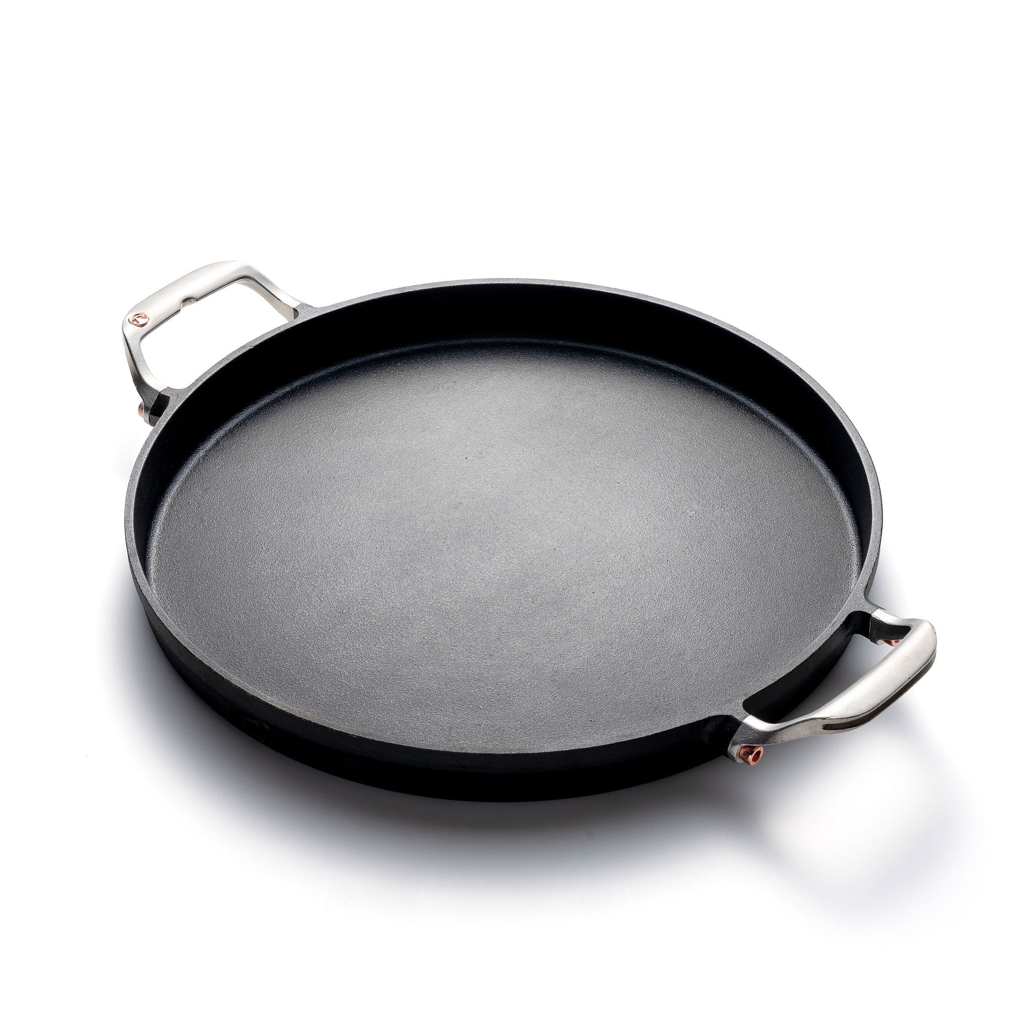Outset 18.15 in Round ‎Oven-safe ‎Cast Iron Grill Pan