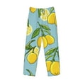 thumbnail image 4 of Balery Men'S Lemon Pants,Sleepwear Pants,Pajama Pants,Pj Bottoms Drawstring And Pockets-Large, 4 of 9