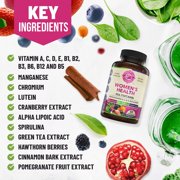 Womens Daily Multivitamin and Multimineral Supplement, Made for Women.