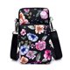thumbnail image 1 of Pequeño monedero del teléfono celular para las mujeres, cartera de nylon del brazalete del deporte del bolso de hombro de la cremallera de 3 capas, 1 of 1