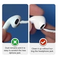 thumbnail image 3 of Muyoka Bolígrafo de limpieza de auriculares Kit de limpieza de auriculares duradero como útil Teléfono celular Auriculares Cámara PC Computadora portátil y otros equipos electrónicos Kit de limpieza B Muyoka Hogar, 3 of 7