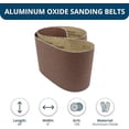 thumbnail image 3 of Benchmark Abrasives 6” x 48” Aluminum Oxide Sanding Belts for Grinding Deburring Polishing Rust Removal on Metal, Stainless Steel, and Carbon Steel, Use with Belt Disc Sander (2 Pack) - (100 Grit), 3 of 3