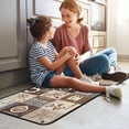 thumbnail image 5 of Coffee Kitchen Rugs Kitchen Mats for Floor 2 Piece, Anti Fatigue Floor Mat for Kitchen, Kitchen Floor Mats for in Front of Sink and Kitchen Matt for Standing for Coffee Kitchen Decor 17"X30"+17"X47", 5 of 6