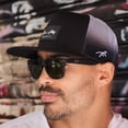 thumbnail image 2 of Gorro de camionero Grace Folly Black Fade Snapback de malla unisex, 2 of 8