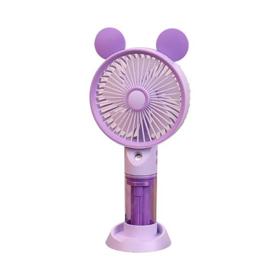Deeceymbur Misting Handheld Fan Portable Rechargeable 50ml Water Tank 3 Speeds 90 Tilt USB C for Outdoor Travel Home Office Desk