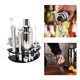 thumbnail image 1 of 12 piezas Juego de Bar barman con soporte de acero inoxidable juego de bebidas para principiantes perfecto juego de barman casero para la Macarena Camarero de acero inoxidable, 1 of 7