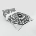 thumbnail image 2 of Ambesonne Tribal Bedding Set 4 Pcs, Eastern Blossom Yin Yang, Queen, Black White, 2 of 2