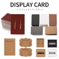 thumbnail image 3 of 50pcs/lot 3.8x4.8cm Solid Kraft Paper for Jewelry Display Packing Black, 3 of 6