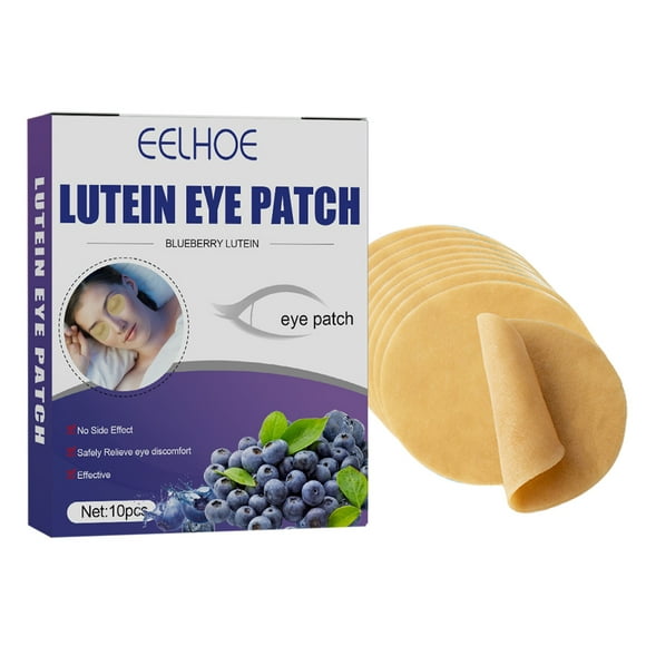 EELHOE Blueberry Lutein Eye Patch Relieve Eyestrain Dried Eyes Tired Eyes Puffiness Portable