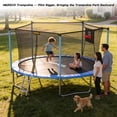 thumbnail image 4 of Mersco 14ft Trampoline Upgraded for Kids and Adults, Backyard Trampoline with Basketball Hoop and Enclosure,Jumping Trampoline for Boys and Girls Birthday Gift, Blue, 4 of 12