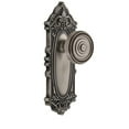 thumbnail image 2 of Grandeur Gvcsol_Psg_238 Grande Victorian Solid Brass Rose Passage Door Knob Set - Brass, 2 of 6