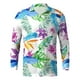 thumbnail image 3 of Camisas Para Hombre Camisas estampadas informales de manga larga para otoño e invierno para hombre, blusas superiores a la (White, XL), 3 of 5