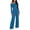 Blue, variant on Women's 2 Piece Set, Off Shoulder Long Sleeve Top and Wide Leg Pants, Matching Lounge Sets for Women, Ruching Detail Loose Outfit for Casual Wear, Daily Outfits and Relaxation-Black