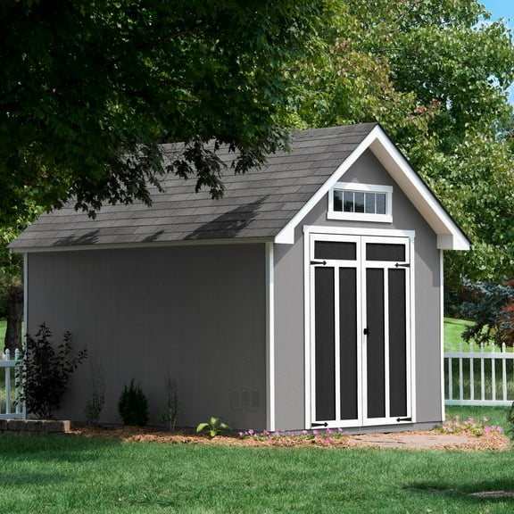 Handy Home Products Tribeca 8 ft. x 12 ft. Wood Storage Shed (Floor Included)
