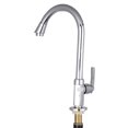 thumbnail image 1 of Inteprter Nuevo grifo de cocina, fregadero, lavabo, grifo mezclador, caño, manija única, grifo giratorio de 360 ​​grados, grifo de cocina de acero Juegos de accesorios de baño Inteprter GJ4580-00B, 1 of 6