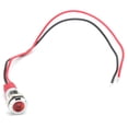 thumbnail image 1 of Indicateur Lumineux LED, Indicateur Pilote Filaire Anneaux d'Étanchéité Intégrés Difficiles à Oxyder pour Extérieur, 1 of 7