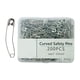 thumbnail image 1 of Alfileres de seguridad curvos de alta resistencia, ligeros, con caja de almacenamiento. 200pcs 51mm, 1 of 9