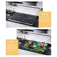 thumbnail image 2 of Large Induction Cooktop Protector Mat St. Patrick's Day Stove Top Covers for Electric Stove, Spring Green Gnomes Lucky Irish Clovers Decorative Stove Burner Cover Mats, Glass Top Stove Cover, 2 of 7