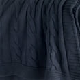 thumbnail image 5 of Rizzy Home Cable Knit Sweater Throw, 50" x 60", Dark Gray, 5 of 5