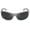 Matte Gray | Smoke, variant on Oversized Wrap Around Sport Polarized Sunglasses for Men Driving Fishing Golf TR90 Frame Sun Glasses