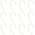 thumbnail image 4 of 12Pcs 2 Color DIY Ear Cuff Brass Earring Cuffs Tassel Ear Wrap Earring Cuffs Accessaries with 2 Loop 53mm Long Ear Cuff, 4 of 9