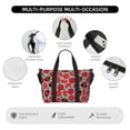 thumbnail image 3 of Honeii Cute Tomato Print Hand Travel Bag,Travel Duffle Bag, Waterproof Weekender Bag,Carry On Tote Bags,Weekender Tote Bag,for Weekend and Business Travel, 3 of 7