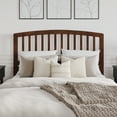 thumbnail image 6 of AFI Quincy Queen Solid Wood Low Profile Platform Bed, Walnut, 6 of 12