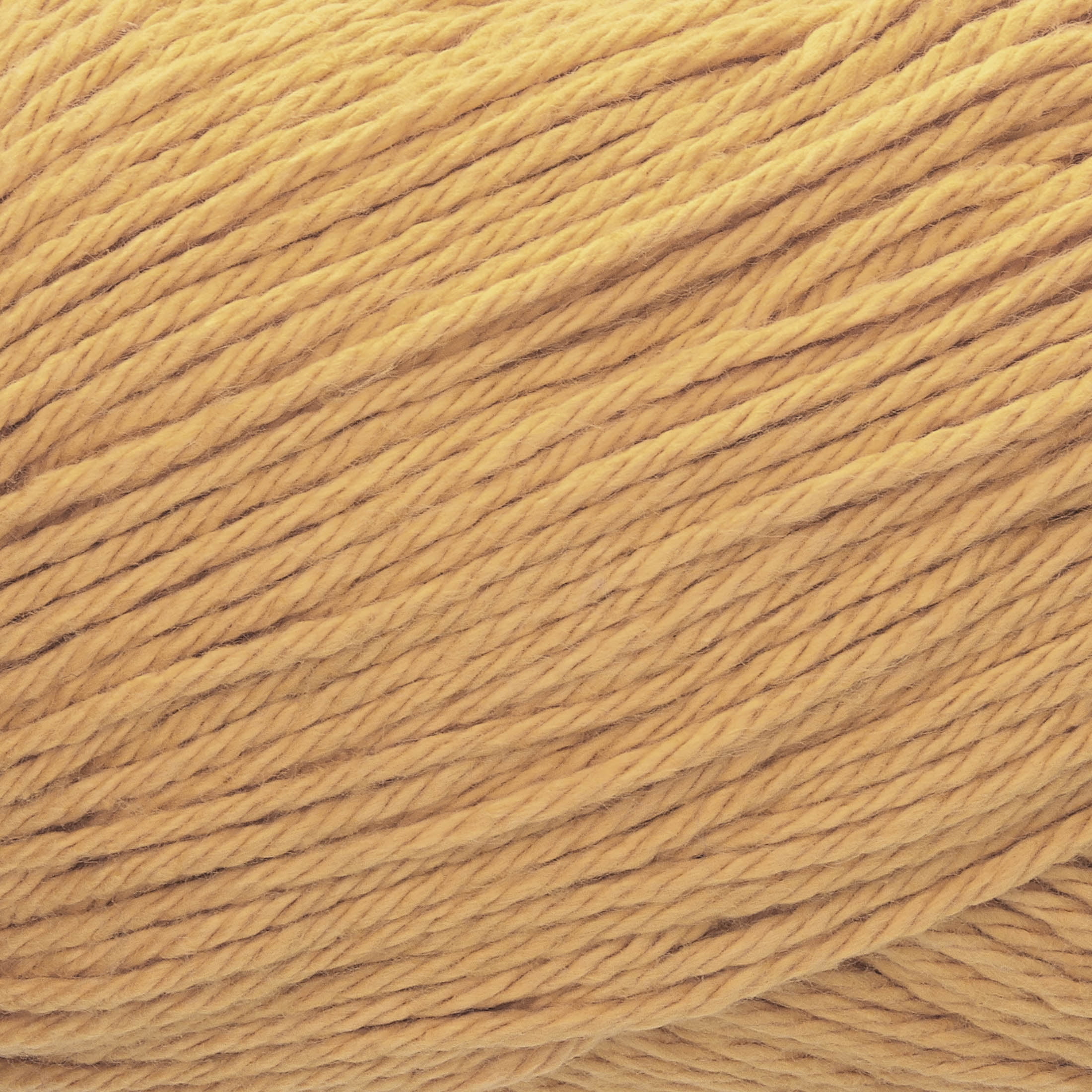 Hello Hobby Size 4 Medium Weight Cotton Gold Yarn, 2.5 oz, 120 yds