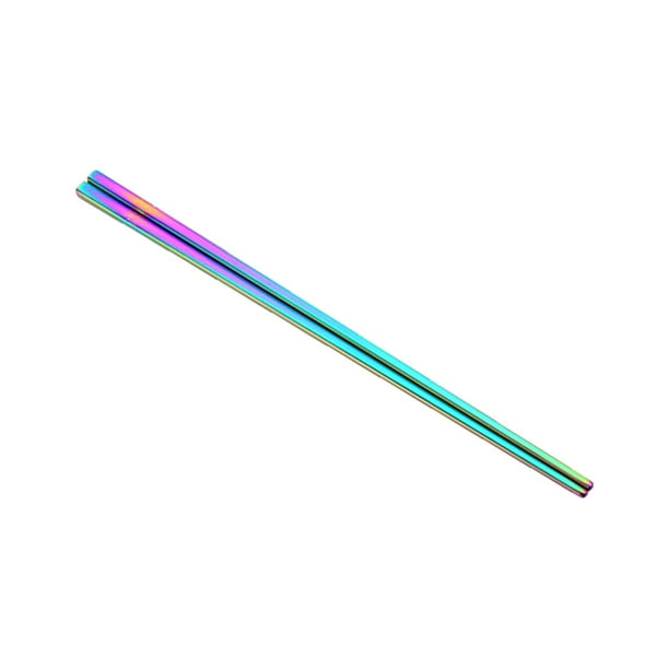 Cubiertos reutilizables multicolor con características multifuncionales para postres y comidas Palillos