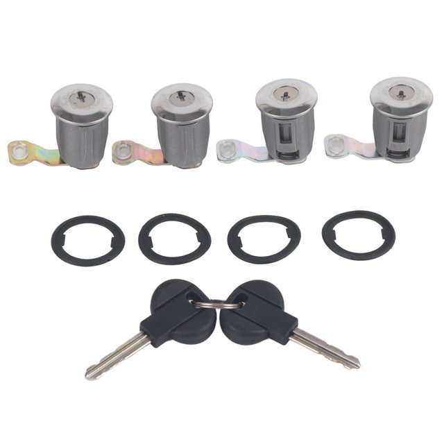 252522 Juego de barriles de cerradura de puerta de coche con llaves para Peugeot Partner Citroen Berlingo Xsara (#2)