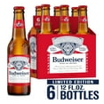 thumbnail image 3 of Budweiser American Lager Beer 6 pack 12 fl oz Glass Bottles 5% ABV, 3 of 9