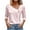Pink, variant on Lenpel Long Sleeve Shirts for Women Plaid Asymmetrical Neck Button Dressy Casual Blouses Trendy Tunic Tops