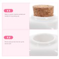 Tersarium Manicure Ceramic Cork Bottle Nail Lotion Tapered Cups Liquid