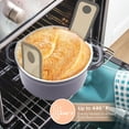 thumbnail image 7 of KDFWDM Silicone Bread Sling Oval and Round - Non-Stick & Easy Clean Reusable Oval Silicone Baking Mat for Dutch Oven with Long Handles Sourdough Bread Baking Mat Tools, 7 of 7